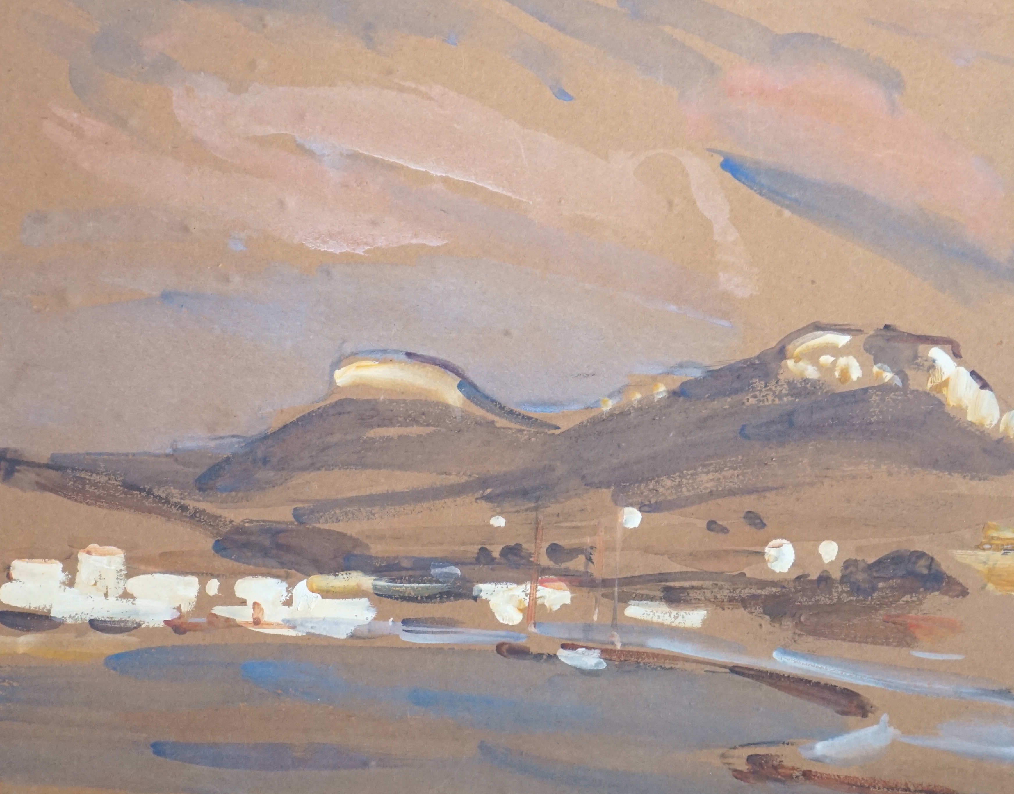 William Frederick Mayor (British, 1865-1916), Cassis Harbour, watercolour, 30.5 x 39cm